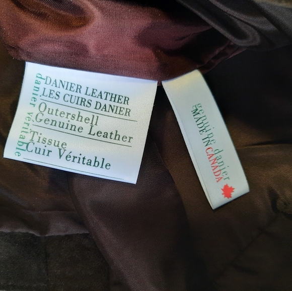 Danier Leather Brown Suede Mini Skirt size 8 - Picture 6 of 8